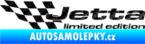 Samolepka Jetta limited edition levá 3D karbon černý