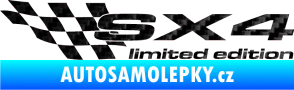 Samolepka SX4 limited edition levá 3D karbon černý