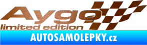 Samolepka Aygo limited edition pravá měděná metalíza