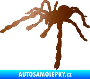 Samolepka Pavouk 013 - levá měděná metalíza