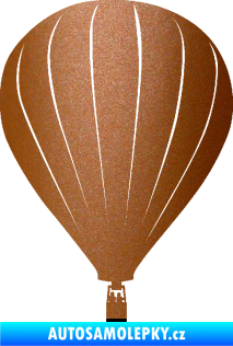 Samolepka Horkovzdušný balón 002 měděná metalíza