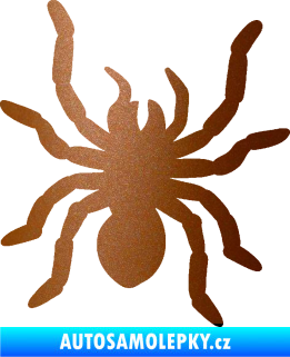 Samolepka Pavouk 014 pravá měděná metalíza