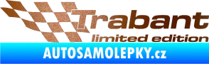 Samolepka Trabant limited edition levá měděná metalíza