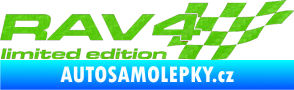 Samolepka RAV4 limited edition pravá 3D karbon zelený kawasaki
