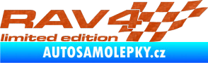 Samolepka RAV4 limited edition pravá 3D karbon oranžový