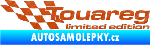 Samolepka Touareg limited edition levá 3D karbon oranžový