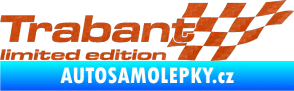 Samolepka Trabant limited edition pravá 3D karbon oranžový