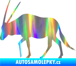Samolepka Antilopa 001 levá Holografická