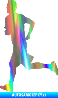 Samolepka Běžec 001 levá Holografická