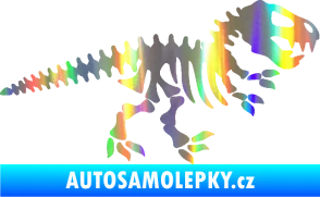 Samolepka Dinosaurus kostra 001 pravá Holografická