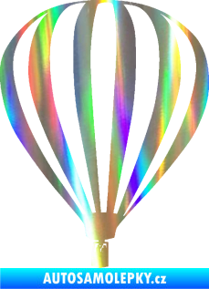 Samolepka Horkovzdušný balón 001  Holografická