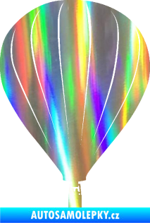 Samolepka Horkovzdušný balón 002 Holografická