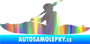 Samolepka Kanoista 003 levá Holografická
