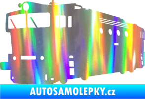 Samolepka Lokomotiva 001 levá Holografická