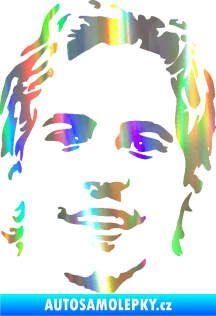 Samolepka Paul Walker 008 pravá obličej Holografická