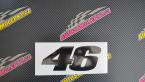 Samolepka 46 Valentino Rossi jednobarevná