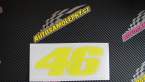 Samolepka 46 Valentino Rossi jednobarevná