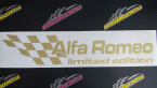 Samolepka Alfa Romeo limited edition levá