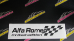 Samolepka Alfa Romeo limited edition pravá