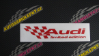 Samolepka Audi limited edition levá