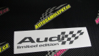 Samolepka Audi limited edition pravá
