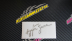 Samolepka Podpis Ayrton Senna