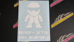 Samolepka Baby stig on board