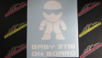 Samolepka Baby stig on board