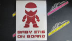 Samolepka Baby stig on board