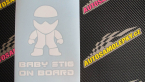 Samolepka Baby stig on board