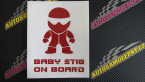 Samolepka Baby stig on board