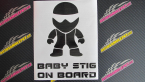 Samolepka Baby stig on board