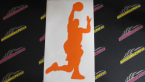 Samolepka Basketbal 005 pravá