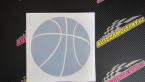 Samolepka Basketbalový míč 001