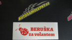 Samolepka Beruška za volantem