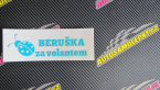 Samolepka Beruška za volantem