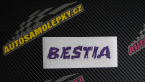 Samolepka Bestia