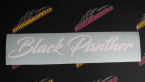 Samolepka Black panther nápis