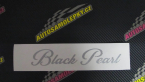 Samolepka Black pearl nápis