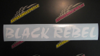 Samolepka Black Rebel nápis