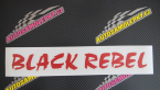 Samolepka Black Rebel nápis