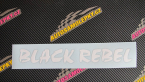 Samolepka Black Rebel nápis
