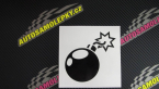 Samolepka Bomba 001 pravá