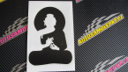Samolepka Budha 001 silueta