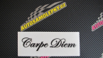 Samolepka Carpe diem nápis užívej dne