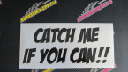 Samolepka Catch me if you can