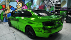 Samolepka Chrom folie 3D ZELENÁ zrcadlová wrap
