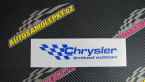 Samolepka Chrysler limited edition levá