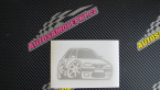 Samolepka Citroen saxo karikatura pravá