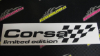 Samolepka Corsa limited edition pravá